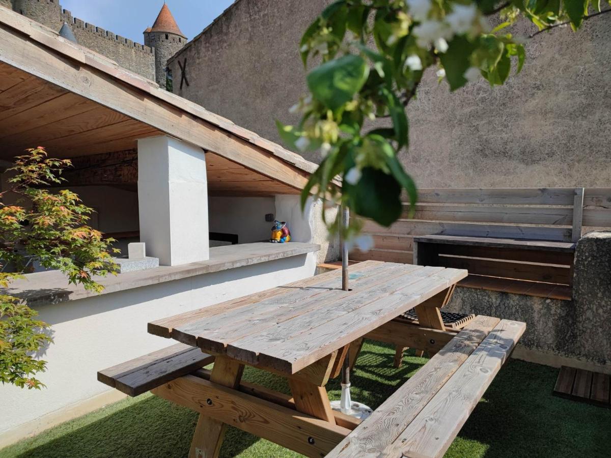La Terrasse Du Temps Jadis Villa Carcassone Kültér fotó